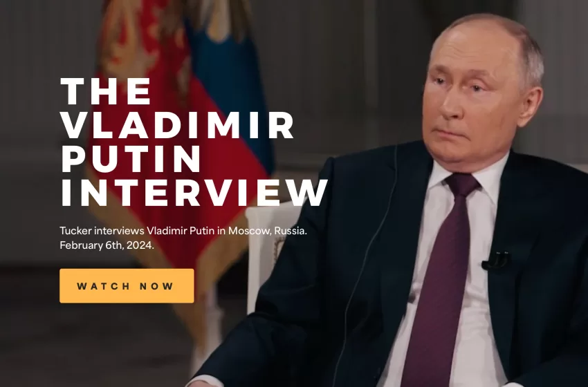  Такер Карлсон — интервью с Владимиром Путиным